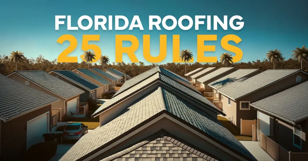 Florida's 25% roofing rule.