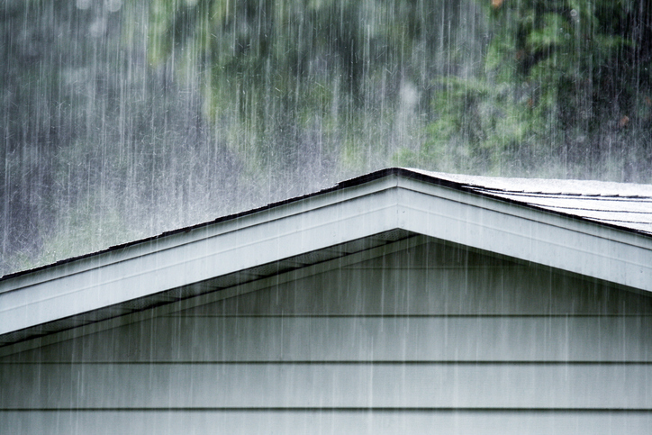 Roof leak after storm